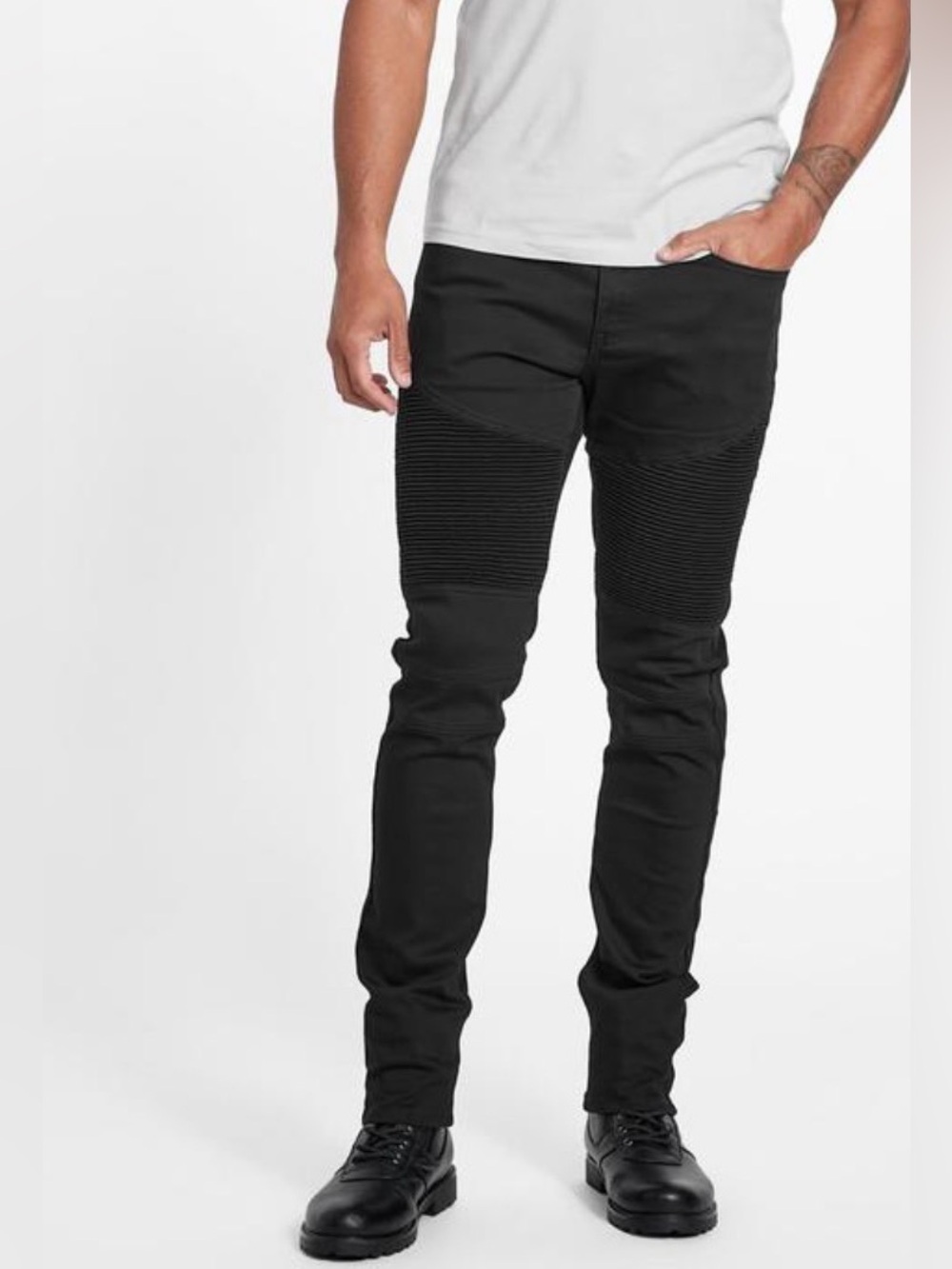 Men’s Guess Izzy  Skinny Moto Jeans